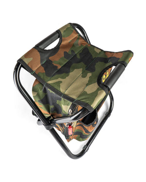 Overload Outback Cooler Chair Backpack - Camo - -
