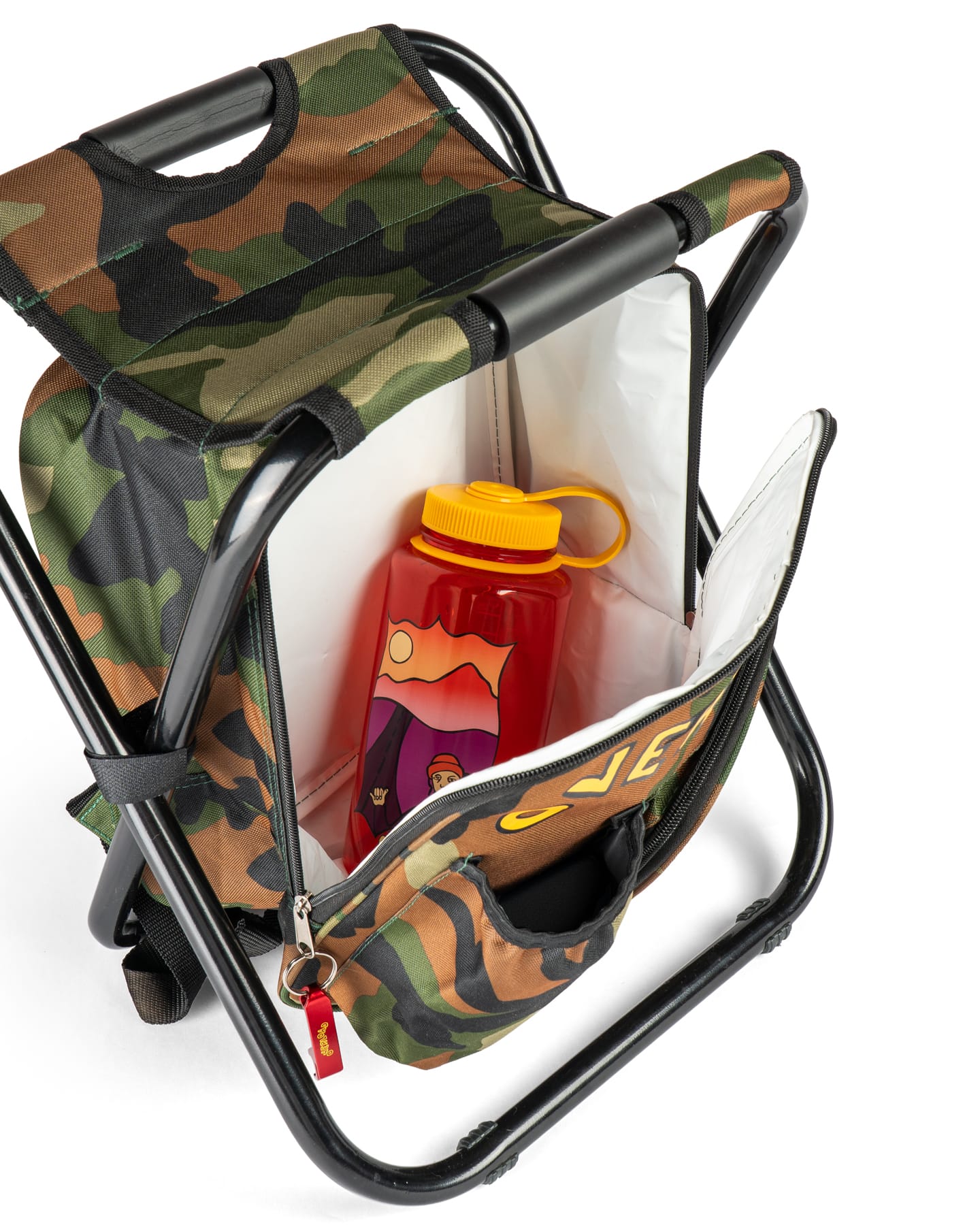 Overload Outback Cooler Chair Backpack - Camo - -