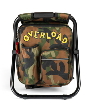Overload Outback Cooler Chair Backpack - Camo - -