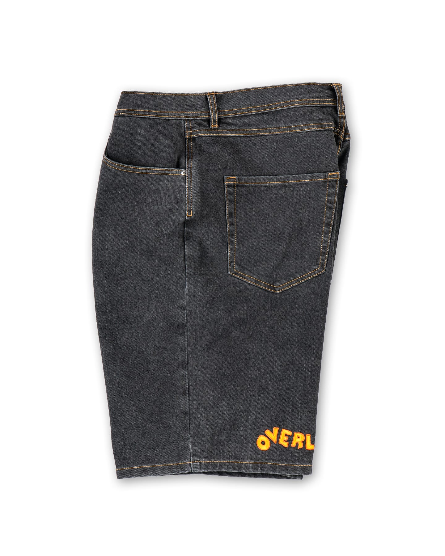 Overload Outback Denim Shorts - Washed Black - -