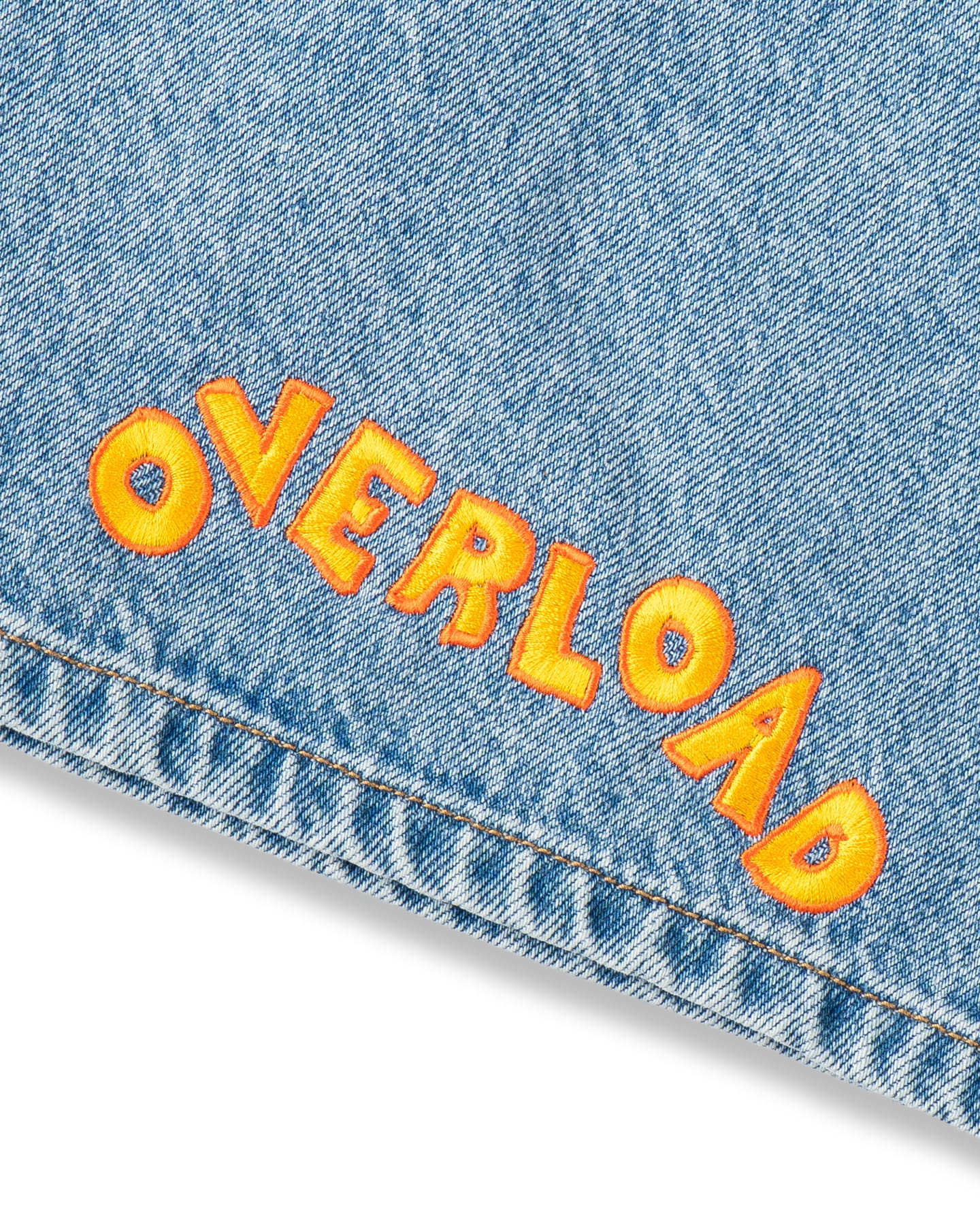 Overload Outback Denim Shorts - Washed Blue - -