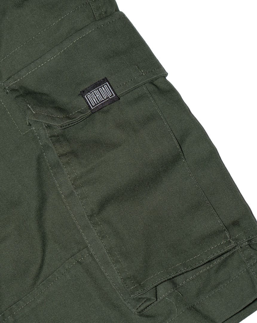 Overload Paratrooper Cargo Shorts - Olive - -