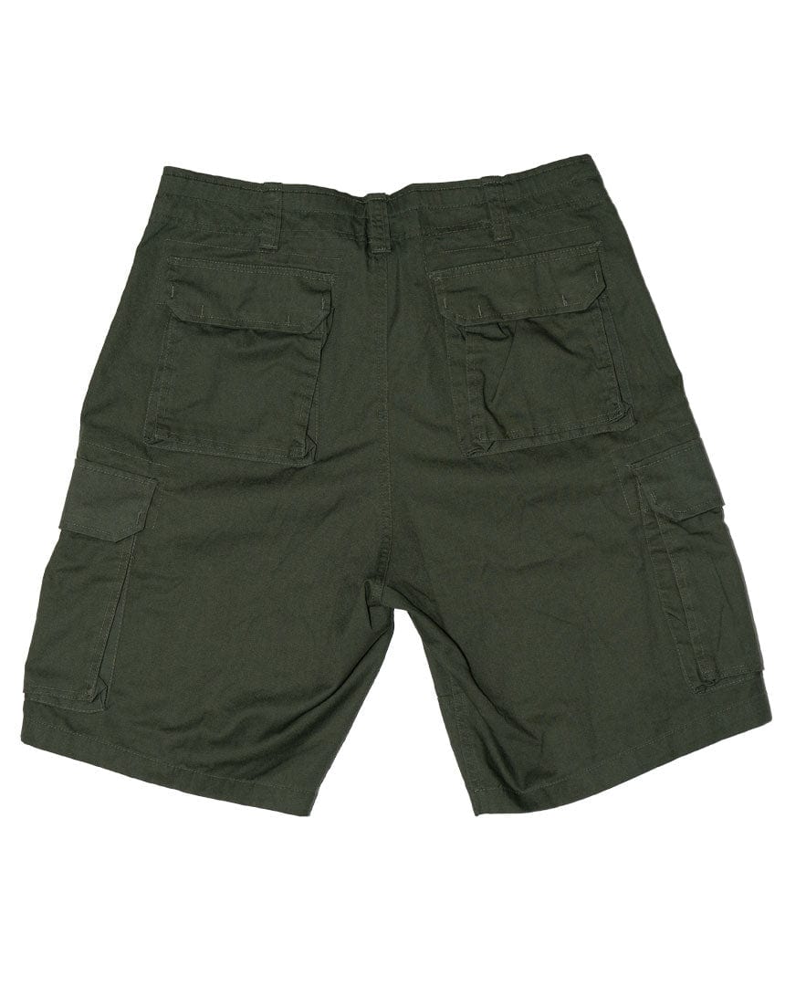 Overload Paratrooper Cargo Shorts - Olive - -