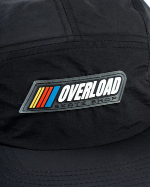 Overload Racing Team 5 Panel Hat - Black - - 87251703