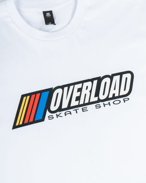 Overload Racing Team Tee - White - -