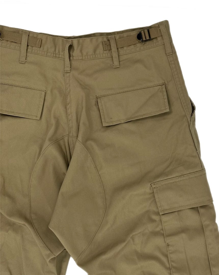 Overload Relaxed Fit Zip Fly Cargo Pants - Khaki - -