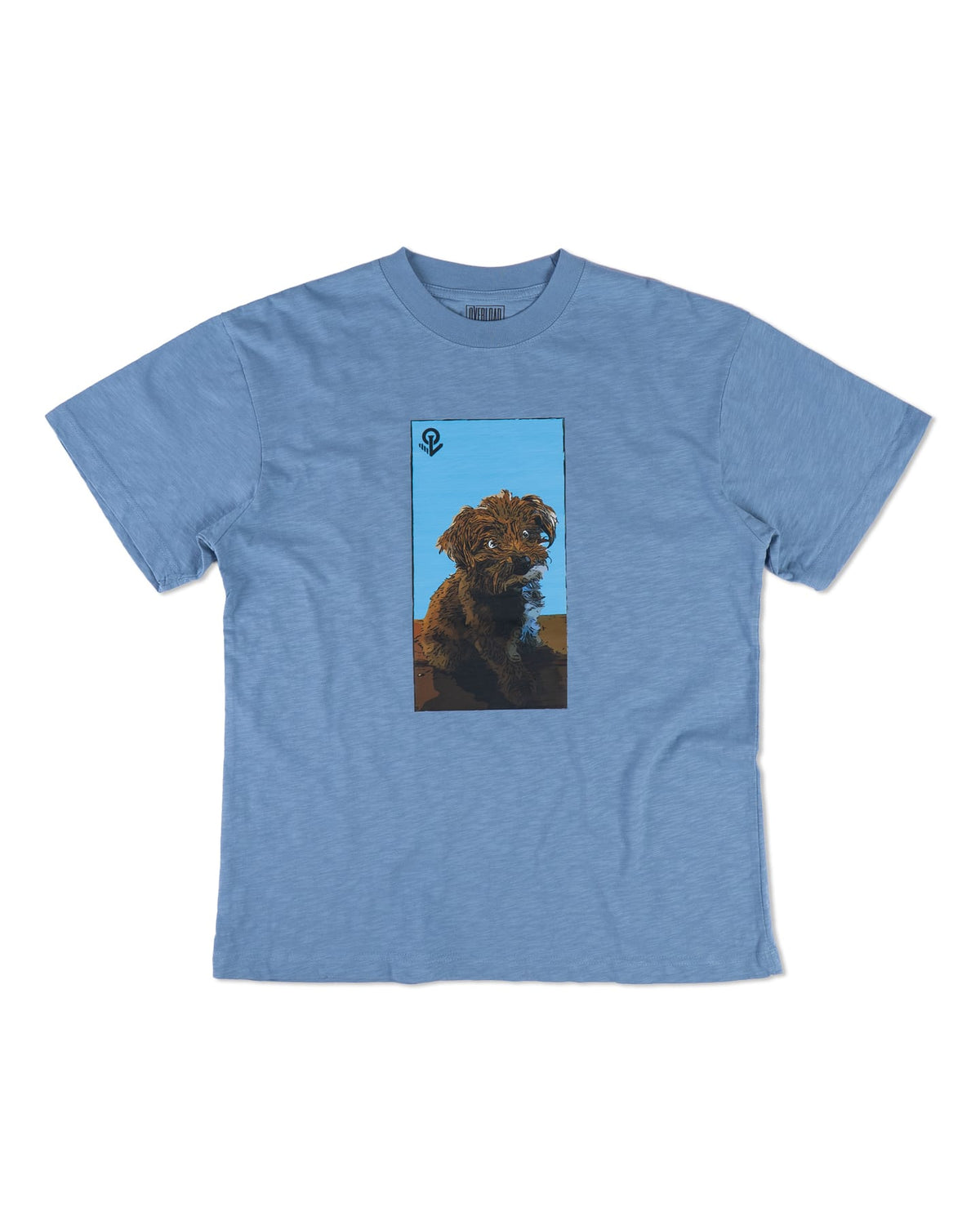 Overload Scruffy 2 Tee - Slub Denim - -