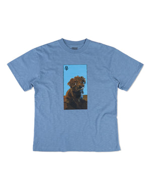 Overload Scruffy 2 Tee - Slub Denim - -