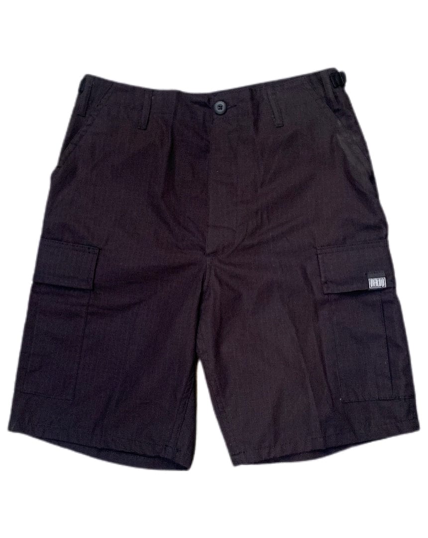 Overload Shorts Small Overload Cargo Shorts - Black Ripstop