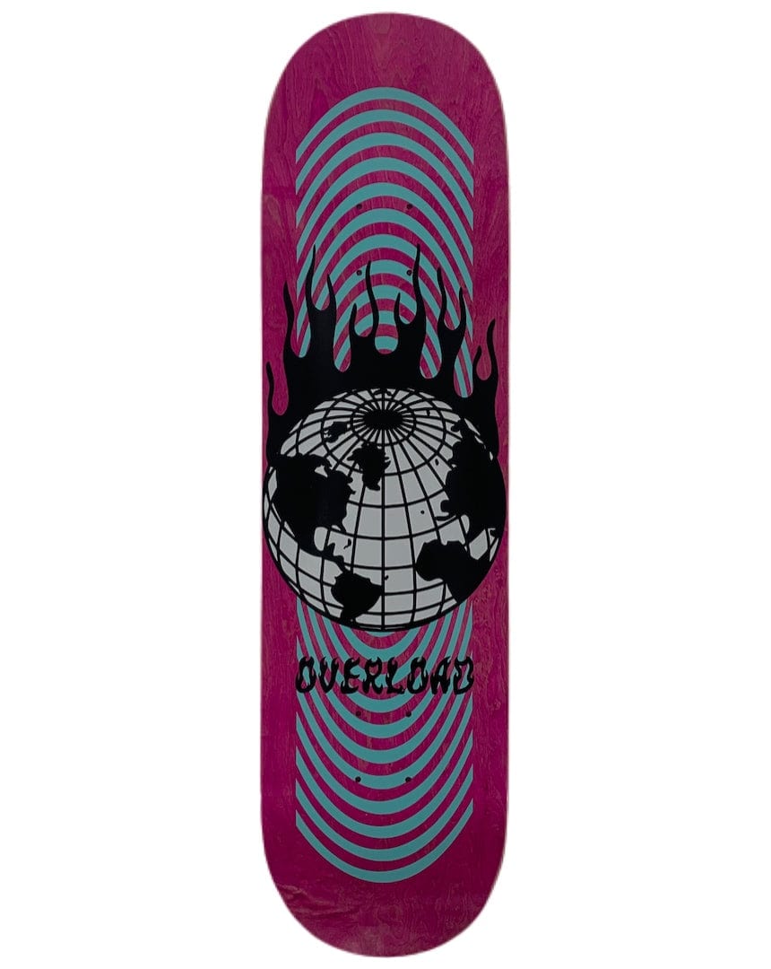 Overload Skateboard Deck Overload World On Fire Deck - 8