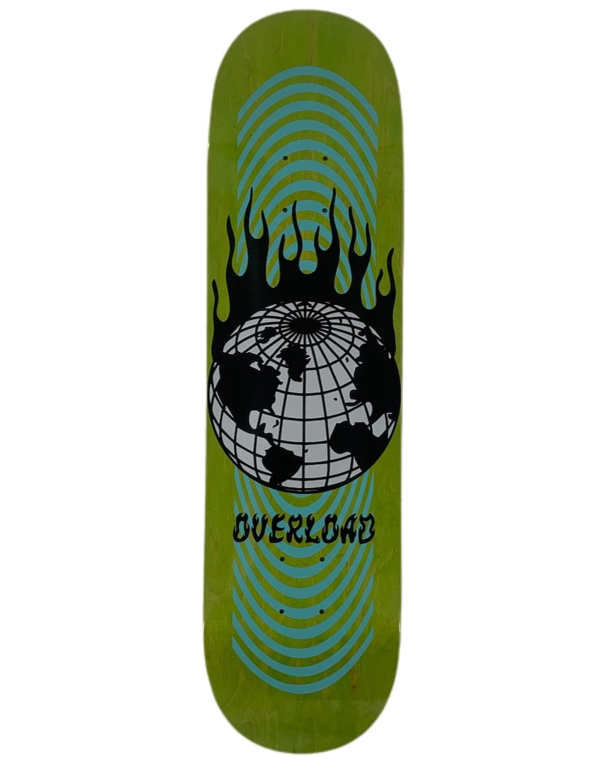 Overload Skateboard Deck Overload World On Fire Deck - 8.8