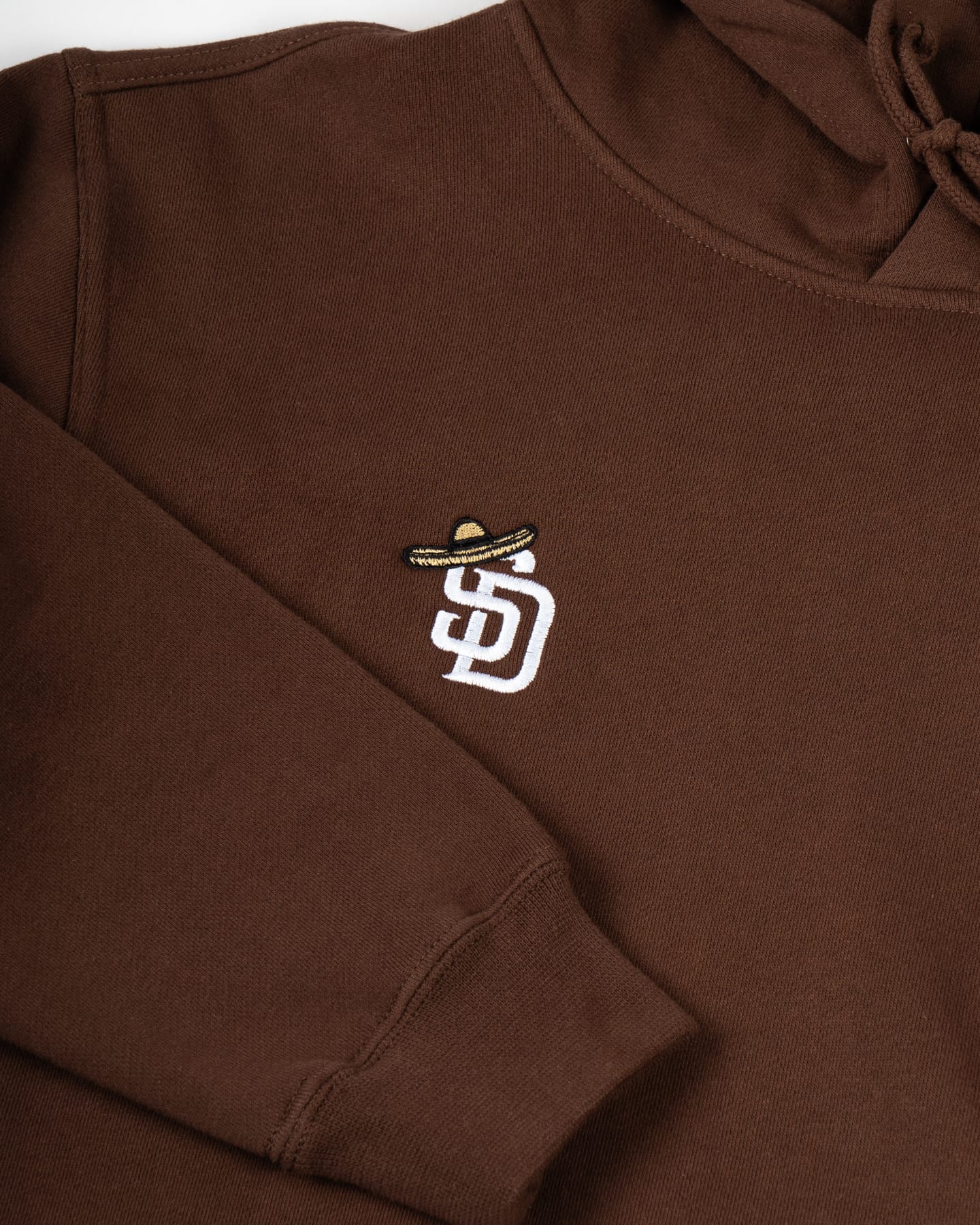 Overload Sombrero Embroidered Hoodie - Brown - -