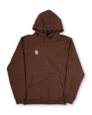 Overload Sombrero Embroidered Hoodie - Brown - -