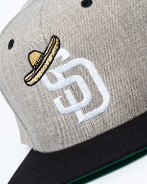 Overload Sombrero Snapback Hat - Heather / Black - - 90613751