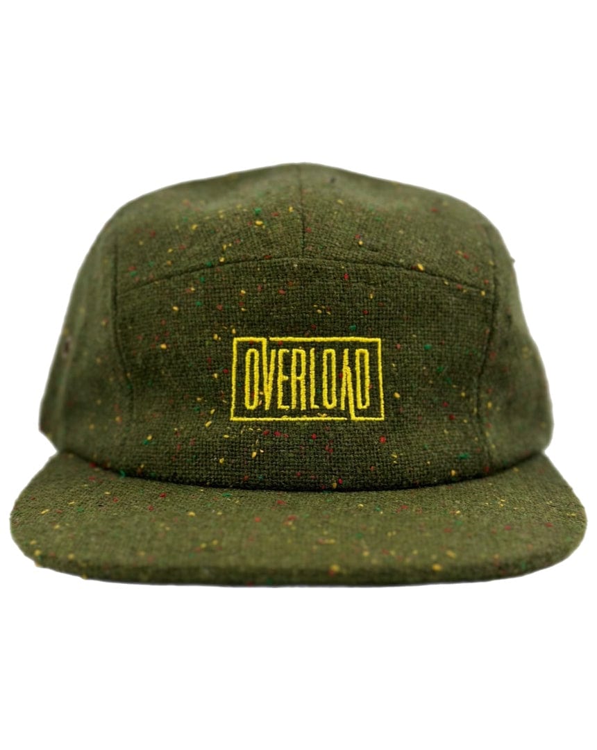 Overload Strapback Hat Overload Mini Box Logo Strap Back Hat - Green Tweed