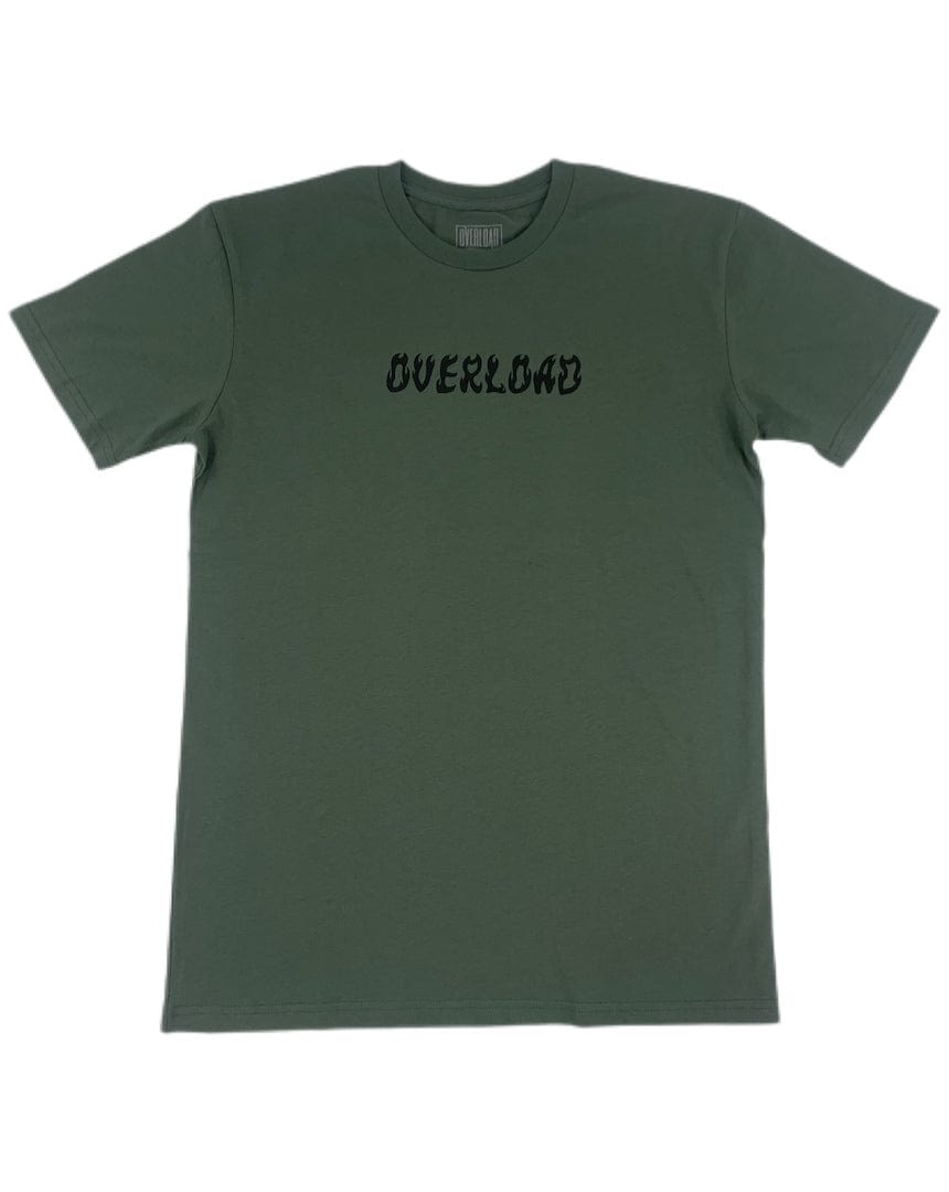 Overload T-Shirt Small Overload World On Fire Tee - Cypress