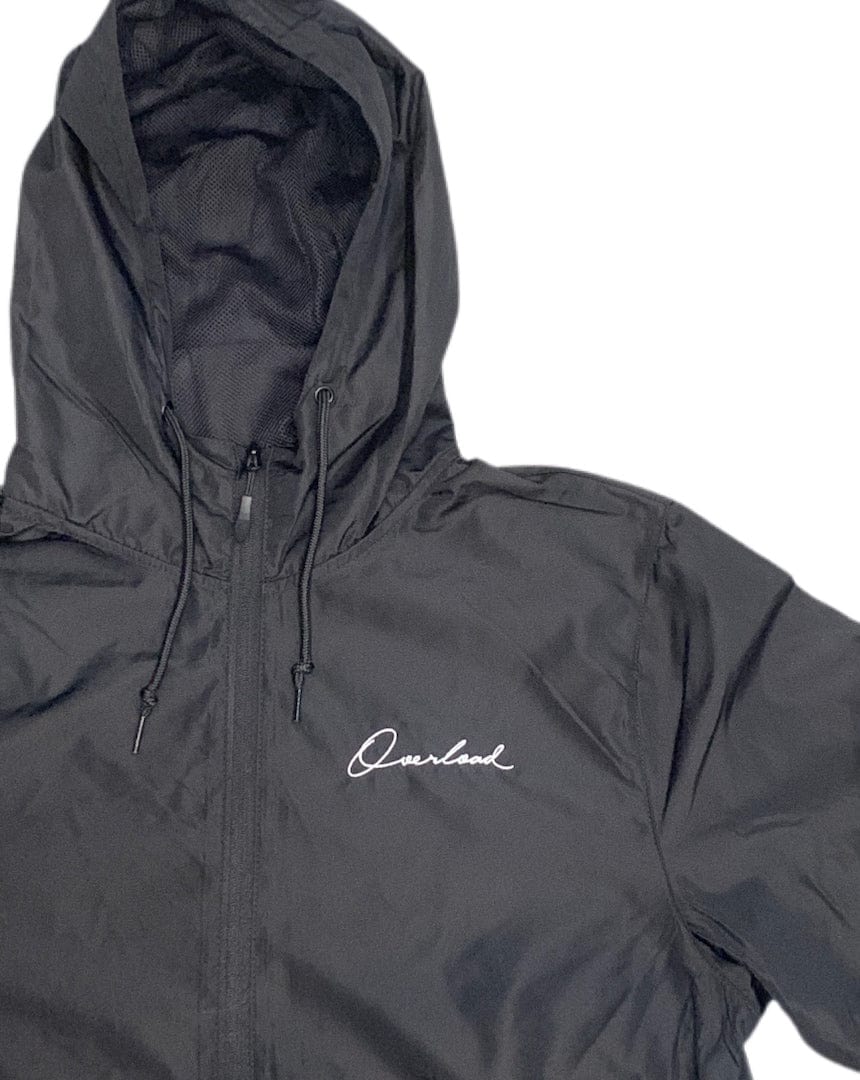 Overload Windbreaker Overload Lightweight Windbreaker Full Zip - Black