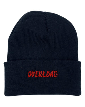 Overload World On Fire Beanie Fold Over - Black - - 48034551