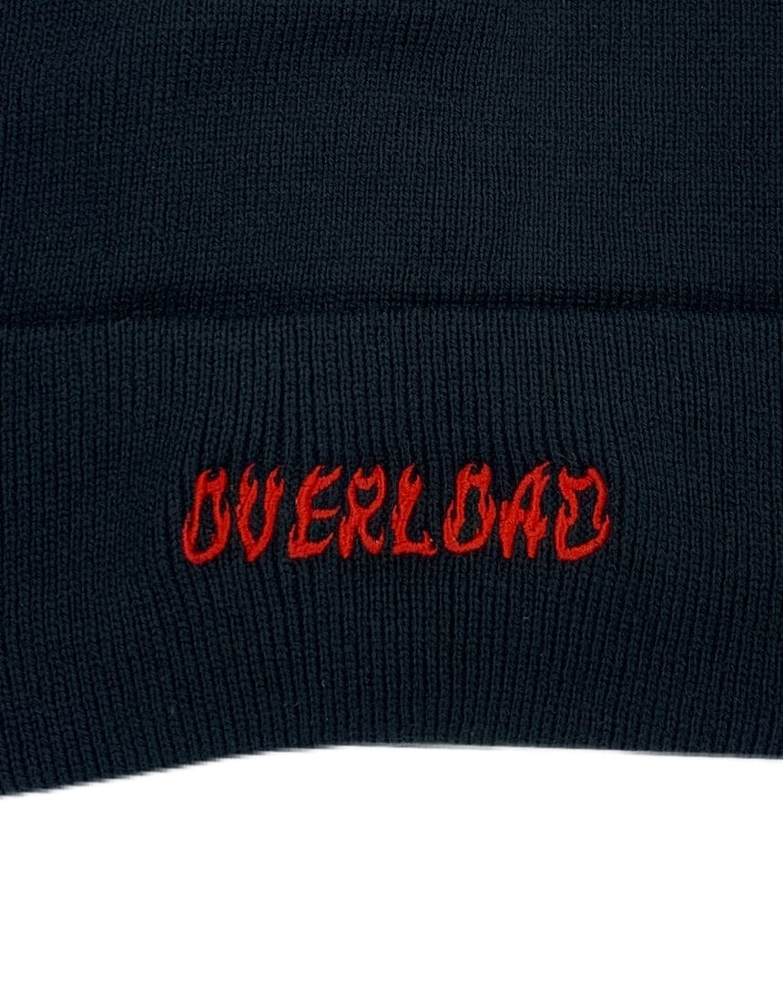 Overload World On Fire Beanie Fold Over - Black - - 48034551