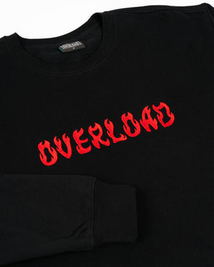 Overload World On Fire Crew Neck - Black - -