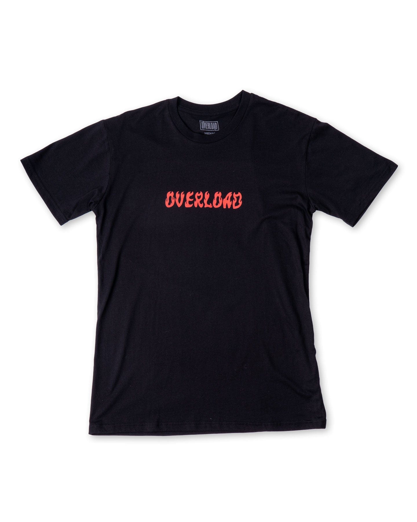 Overload World On Fire Tee - Black / Red - -