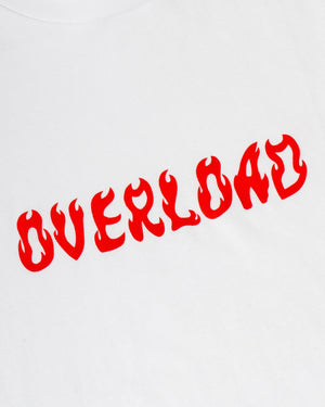 Overload World On Fire Tee - White / Red - -