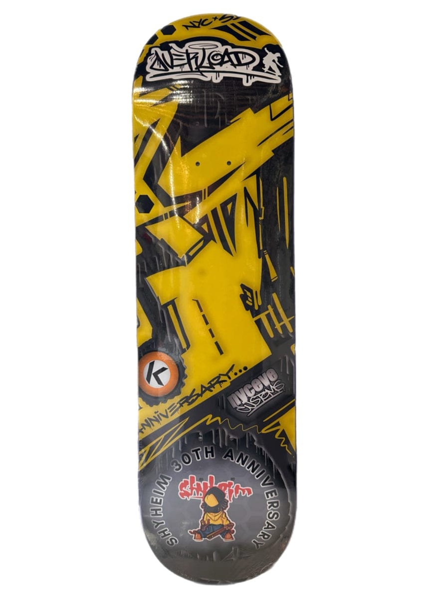 Overload x Shyheim Limited Edition Deck - Black / Yellow - -