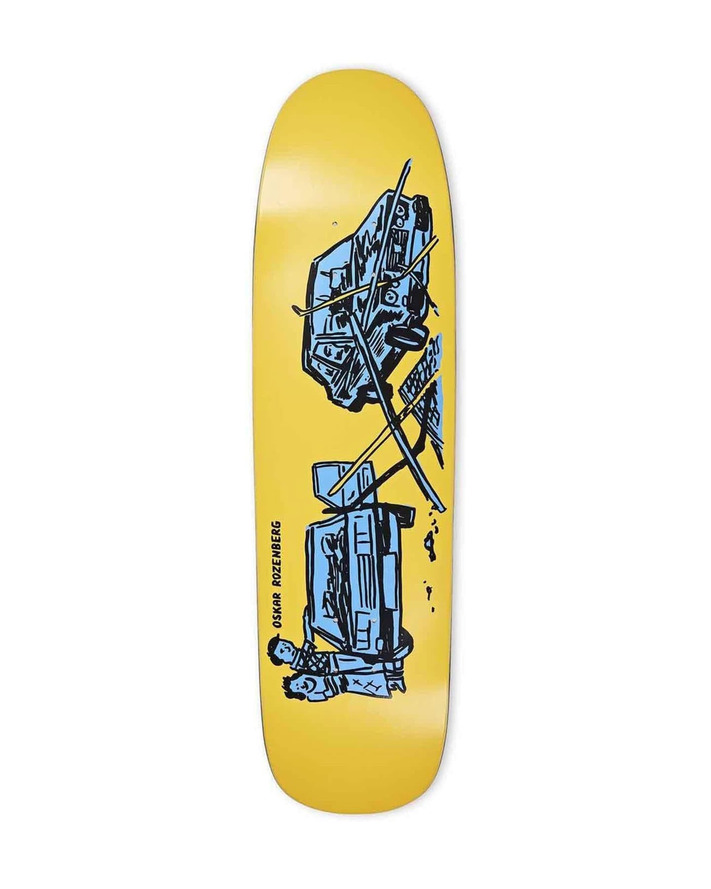 Polar Ozkar Rozenberg Driver's License Deck - 8.625" - POL-SP21-ORDRVRSLCNSEYLW-P9 - PPDSKU1677