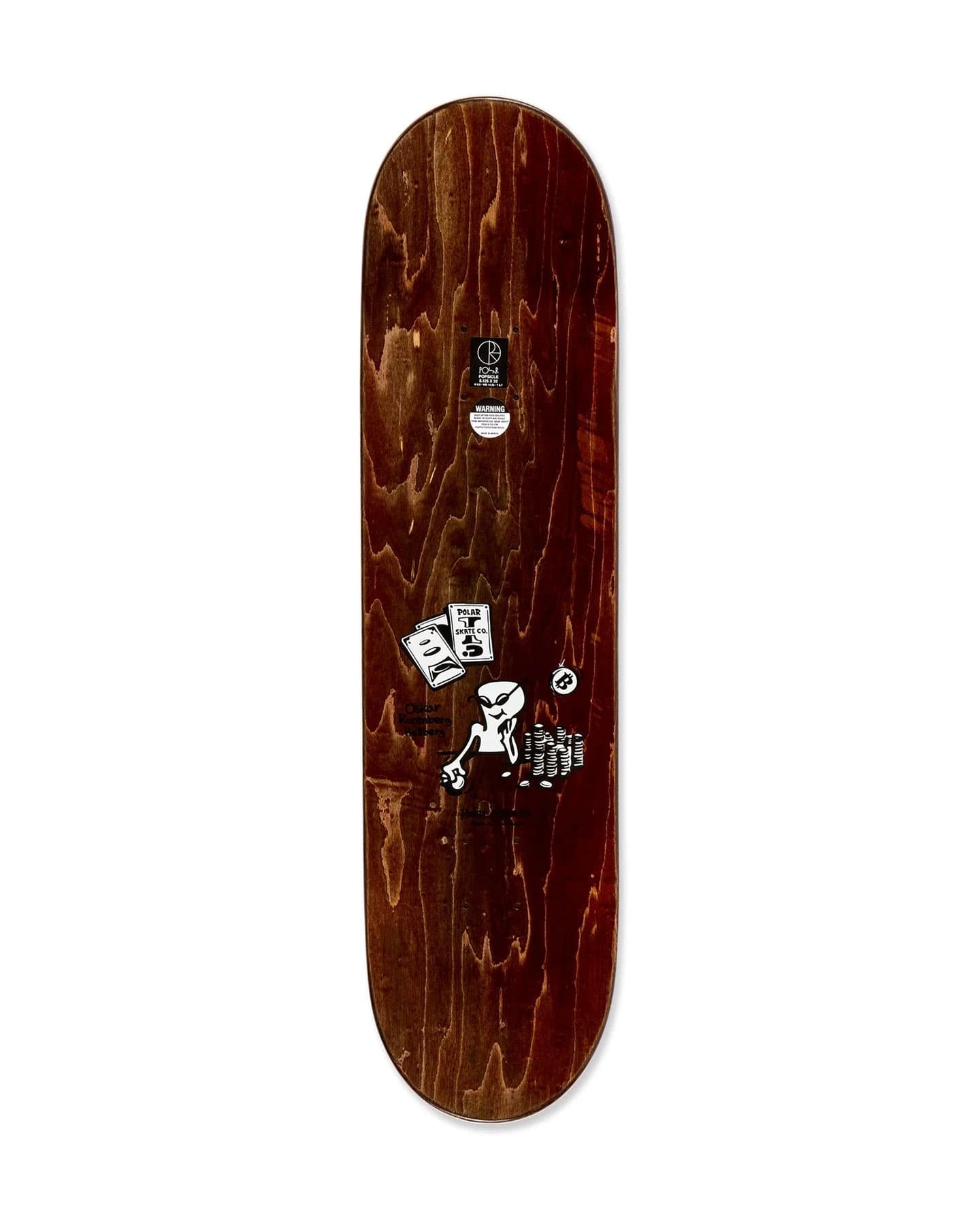 Polar Ozkar Rozenberg Poker Face (Short) Deck - 8.125" - PSC-SP25-85-8125 - 5063623001675