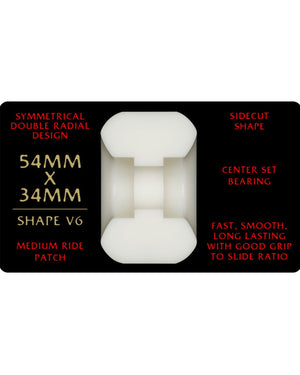 Powell Peralta Dragon Formula 93A V6 Wheels - WSBADFV6R543493A4 - 840398202972