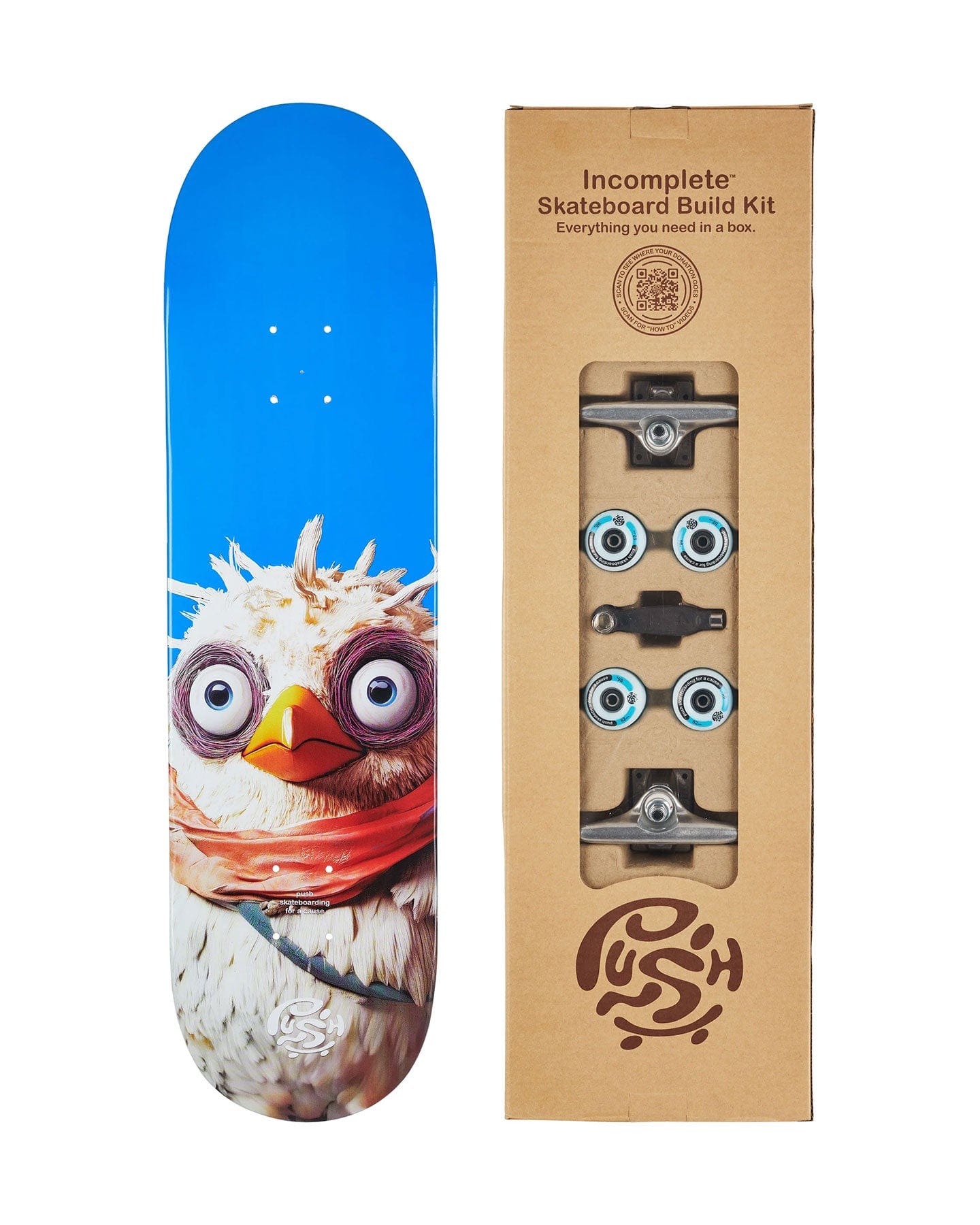 Push Completes Chicken Incomplete - 8.25" - PUSH515047-Blue-8.25 - 810179488475