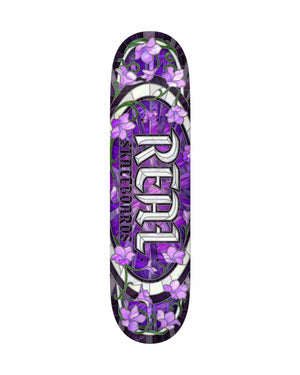 Real Cathedral Oval Purple Deck - 8.25" - -