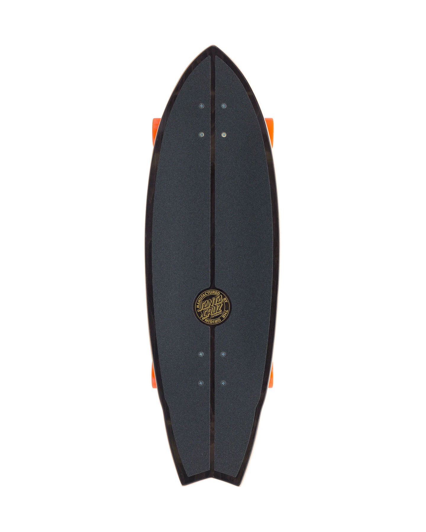 Santa Cruz Flame Dot Shark Carver Surf Skate Cruzer Complete - 11116557-132365 -