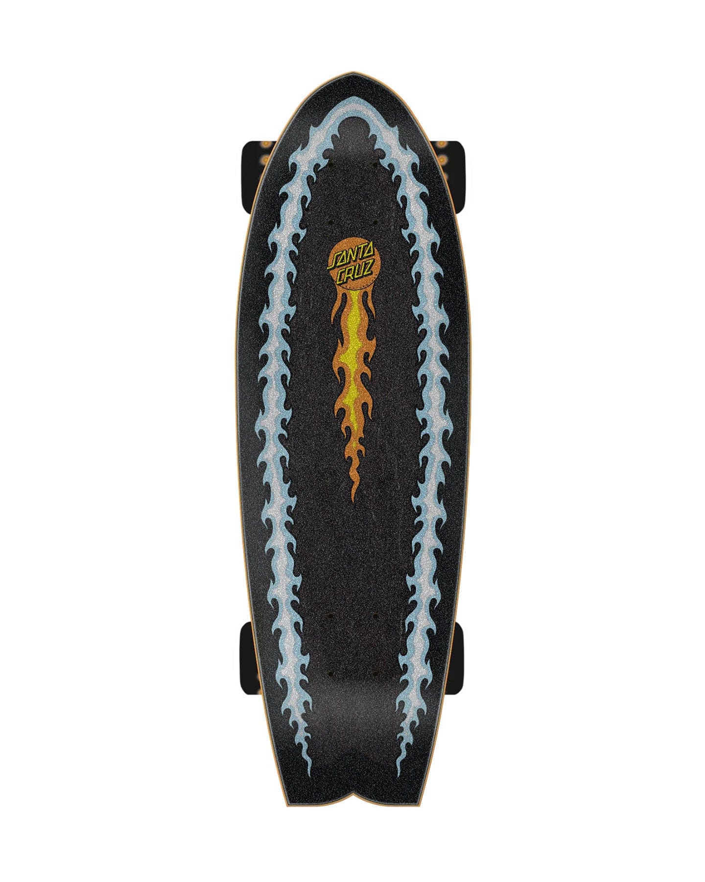 Santa Cruz Flaming Dice Dot Shark Cruzer Complete - 11117342-156251 -
