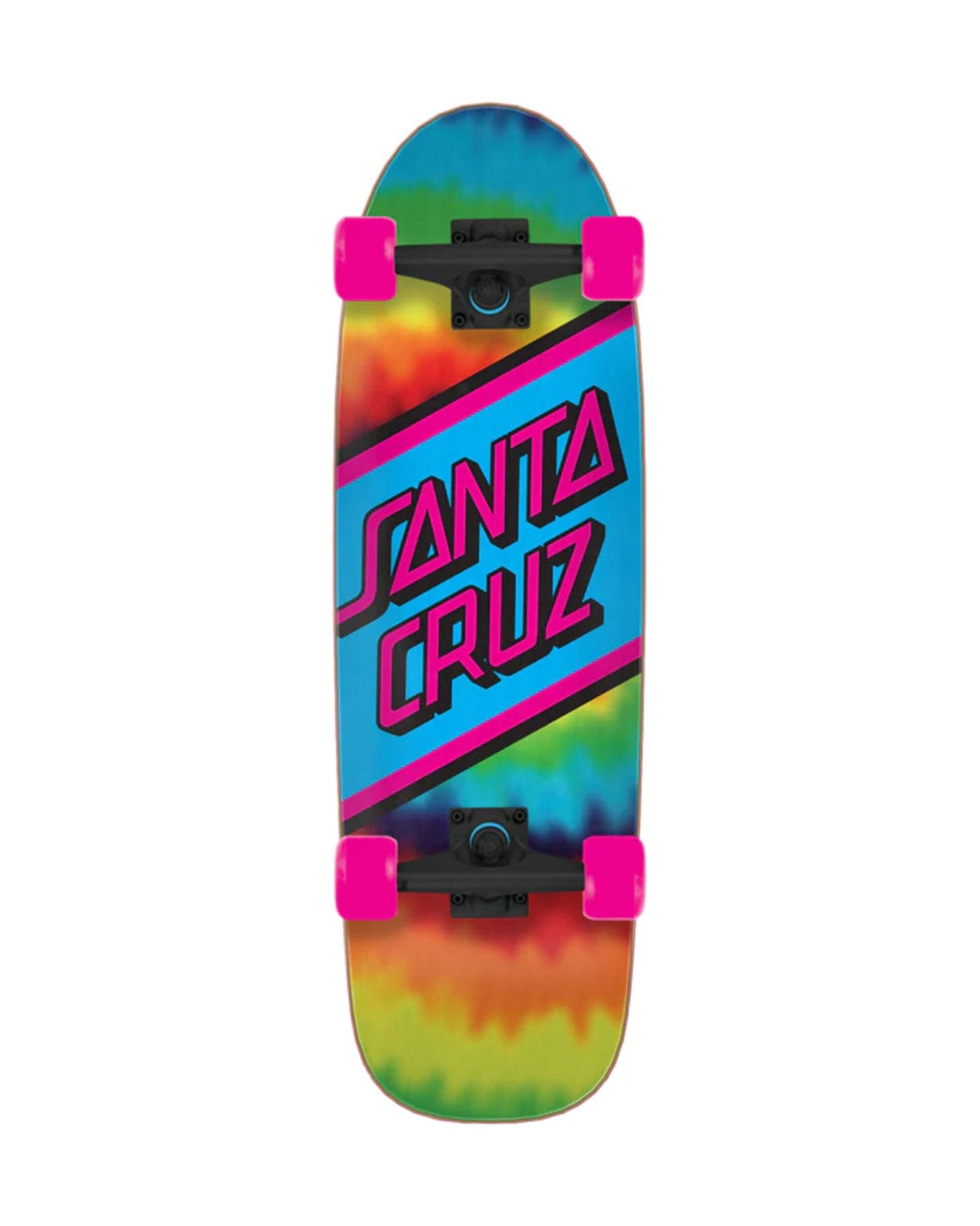 Santa Cruz Rainbow Tie Dye Street Cruzer - 8.79" x 29.05" - -