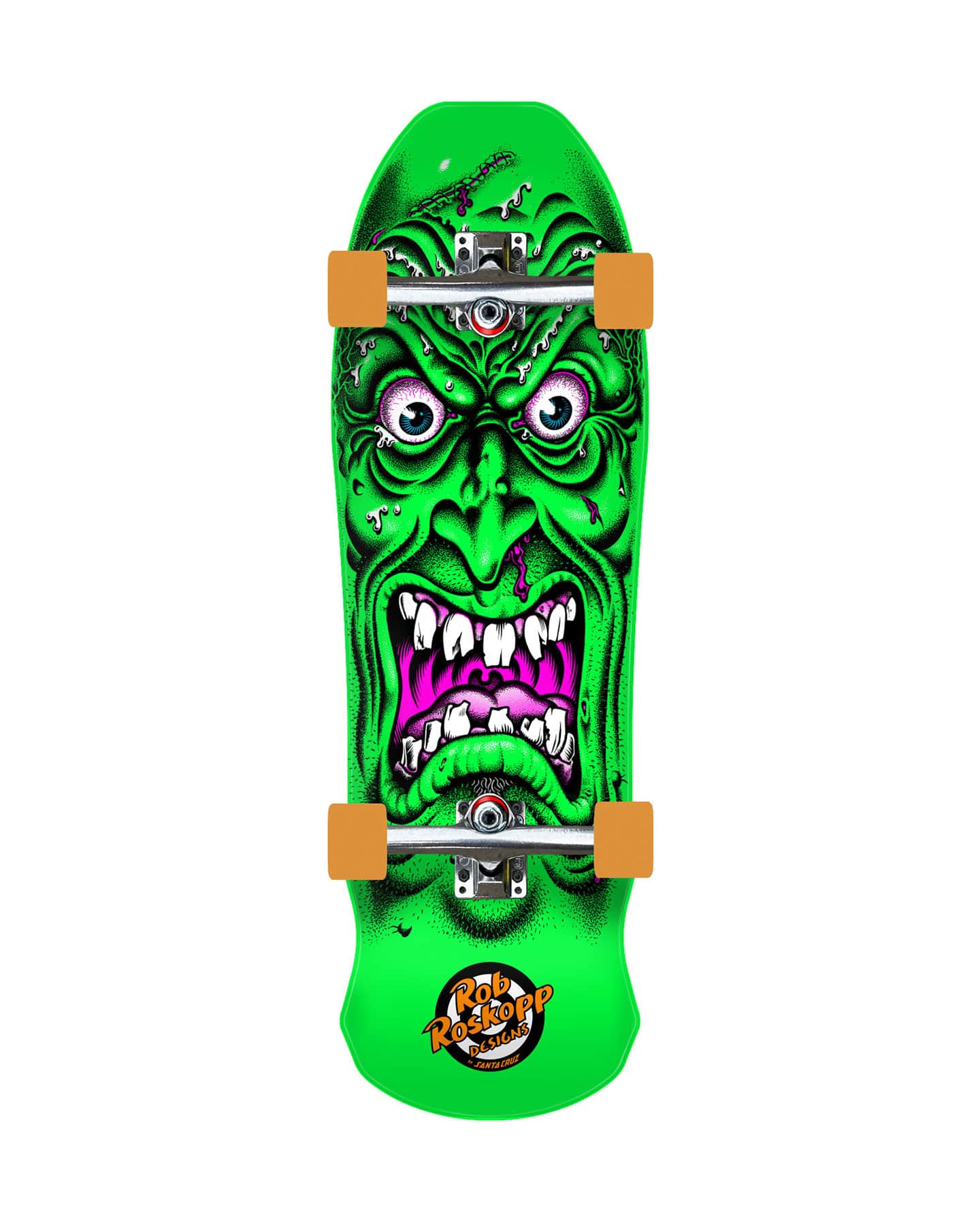 Santa Cruz Roskopp Face Shaped Cruzer Complete - 9.5" - 11117641-165009 - 193172650095