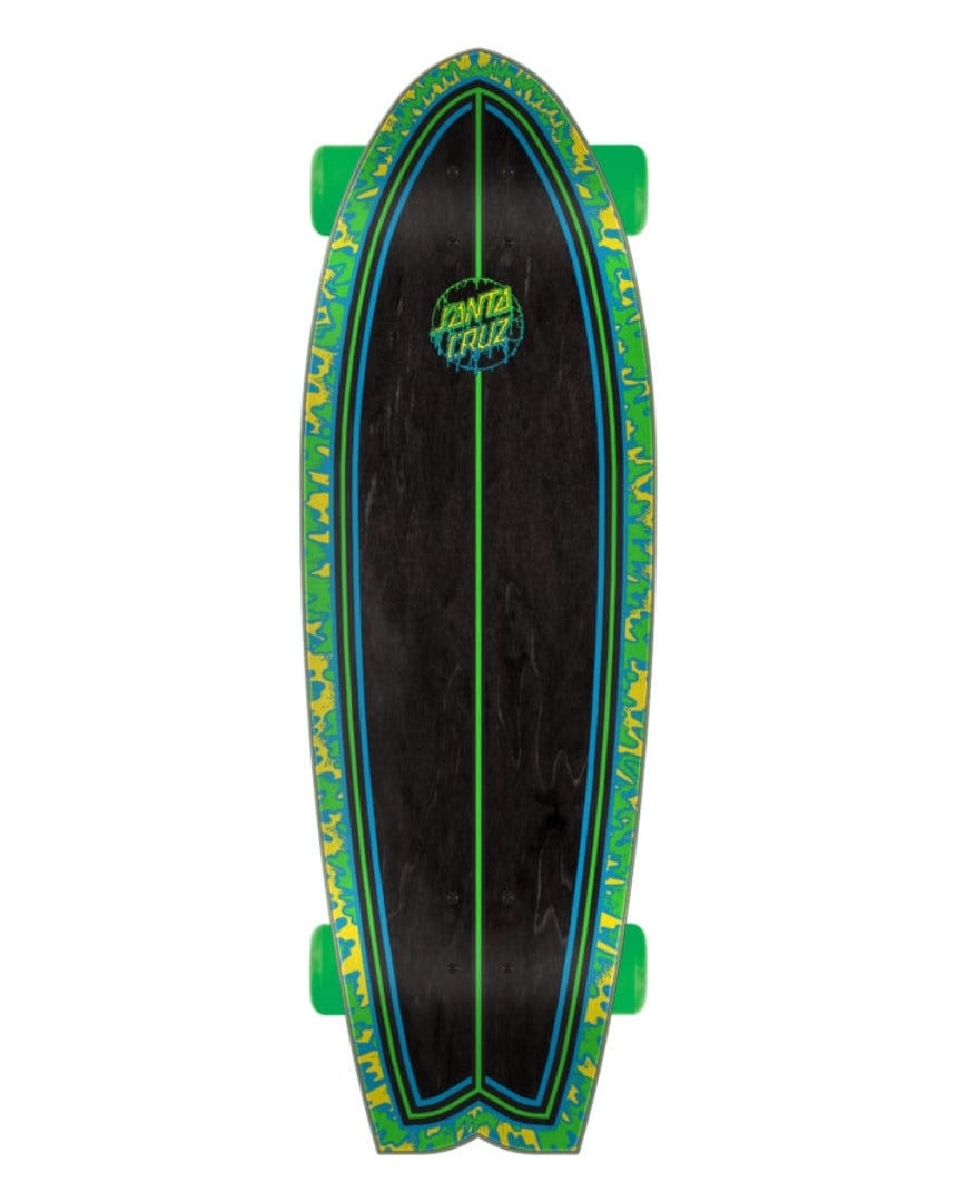 Santa Cruz Toxic Dot Shark Cruzer Complete Skateboard - 8.8 - 11116443 124574 - 193172245741