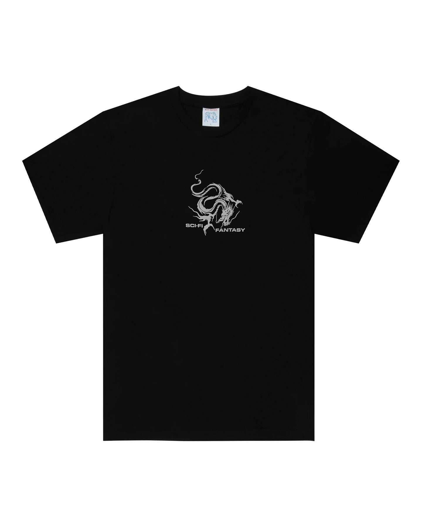 Sci-Fi Fantasy Dragon Tee - Black - -