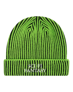 Sci-Fi Fantasy Logo Beanie - Lime / Black - 004 - 13143031