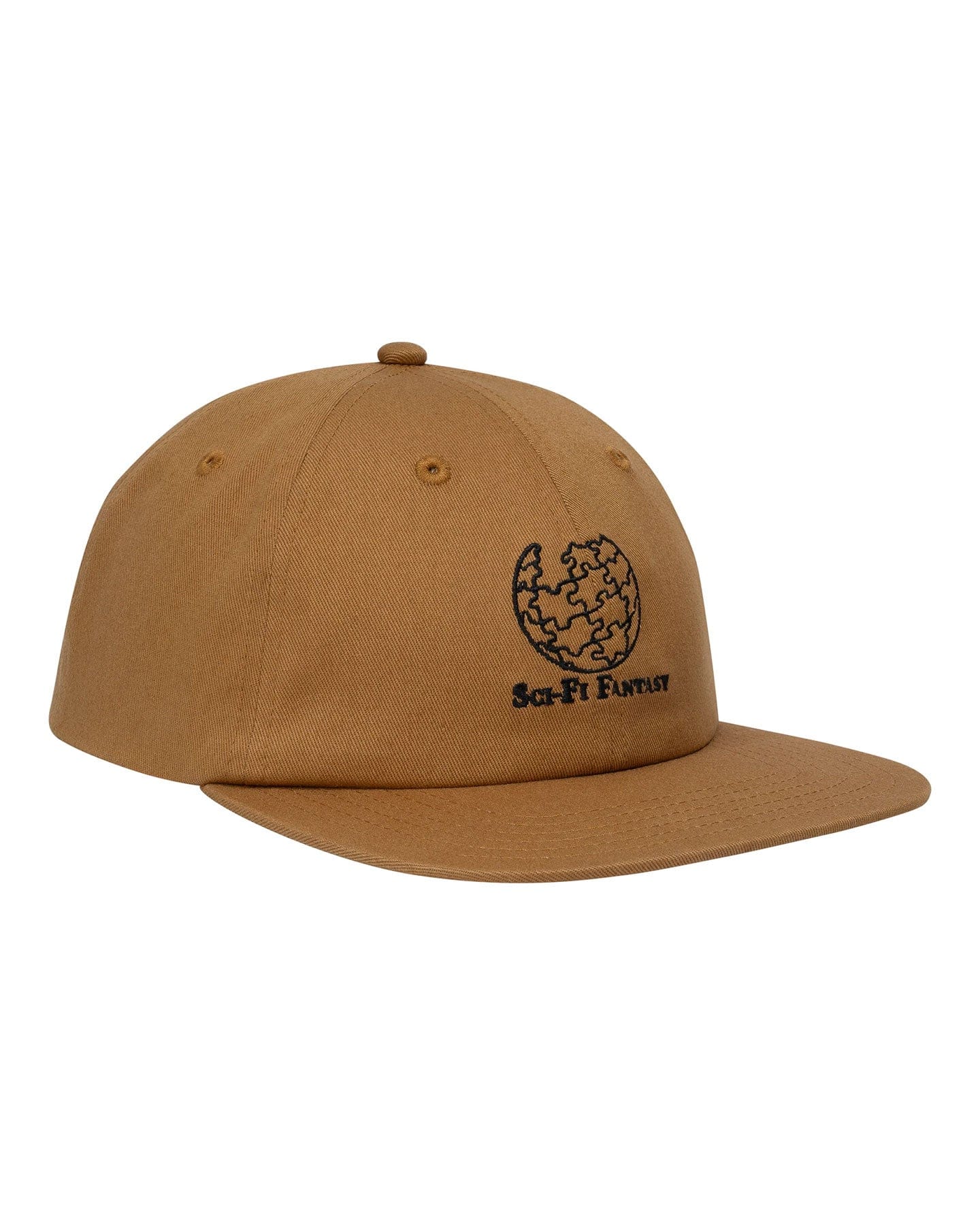 Sci-Fi Fantasy Puzzle Globe Hat - Khaki - 002 - 65432823