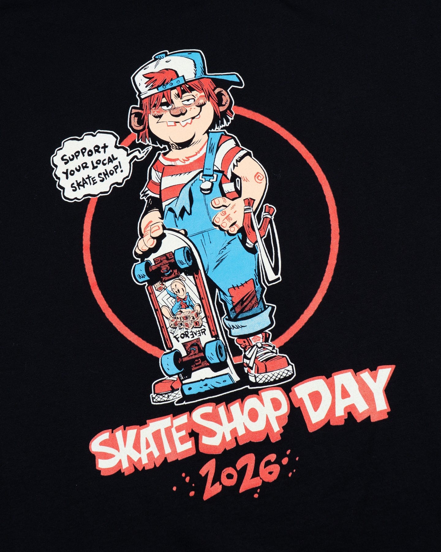 Skate Shop Day 26 Parson Baby Blain Tee - Black - -
