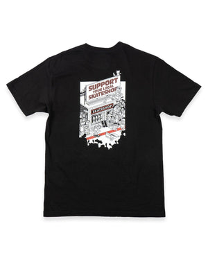 Skateshop Day SSD25 AS Colour Block Shop Tee - Black - -