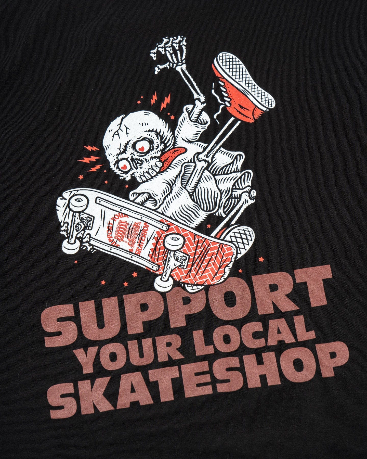 Skateshop Day SSD25 AS Colour Block Skeleton Tee - Black - -