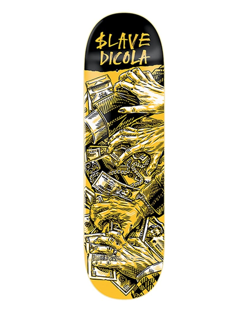 Slave skateboards Skateboard Deck Slave Dicola Hand In Hand Pro Deck - 9.0