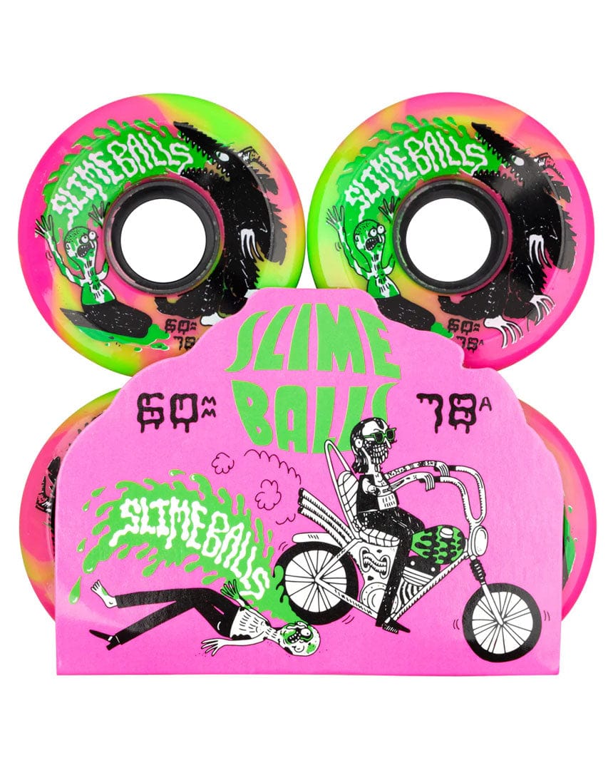 Slimeballs Jay Howell OG Slime Pink Green 78a Wheels - 22223238-149847 - 193172498475