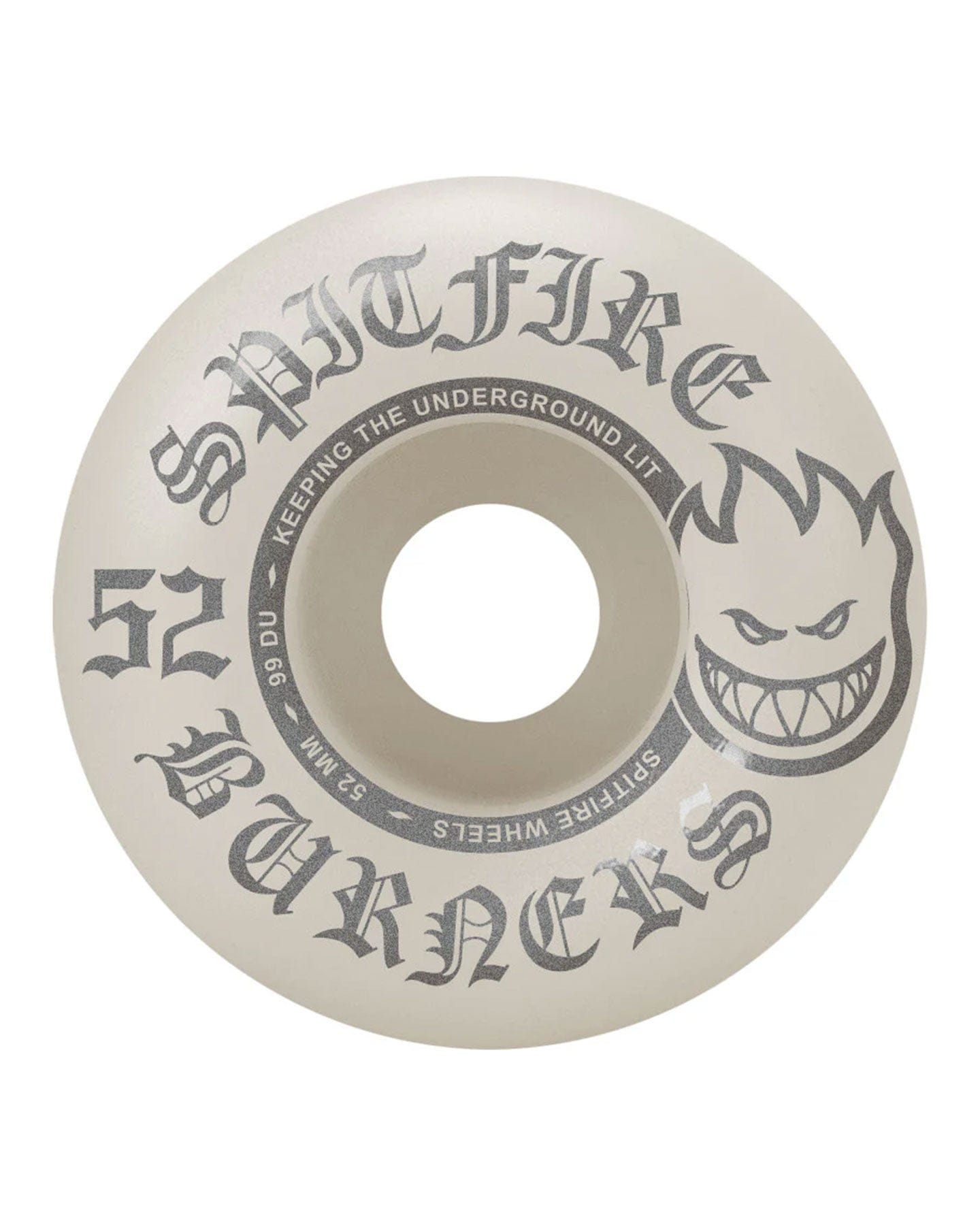 Spitfire 99DU Burner White Wheels - 2031004952 - 888560319370