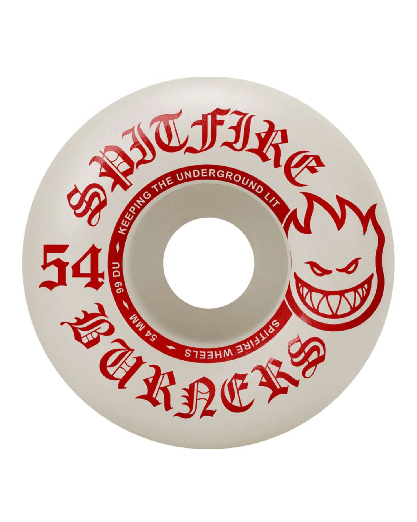 Spitfire 99DU Burner White Wheels - 2031004954 - 888560319394