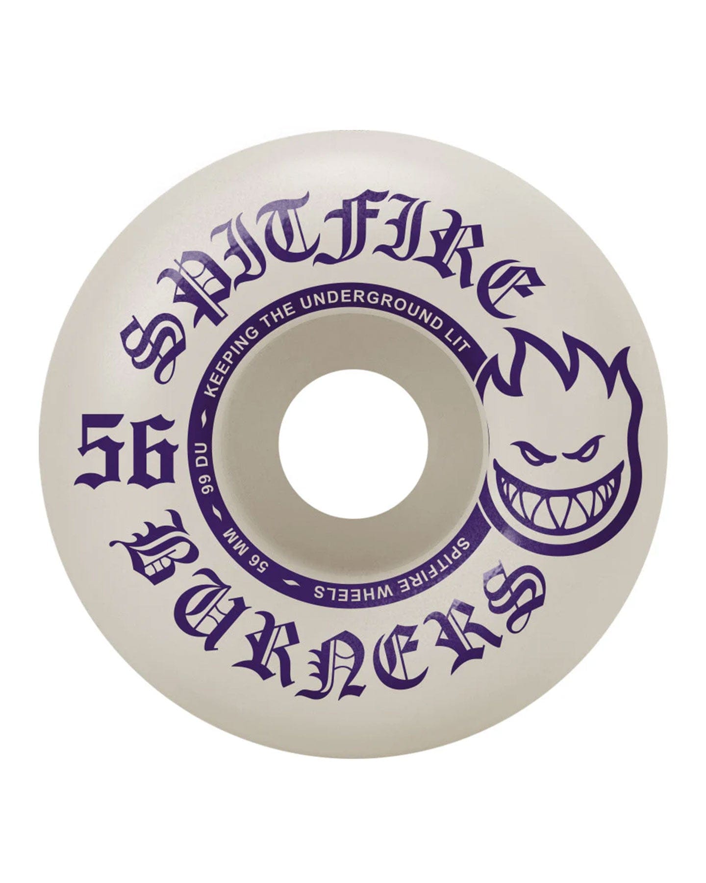Spitfire 99DU Burner White Wheels - 2031004956 - 888560319417