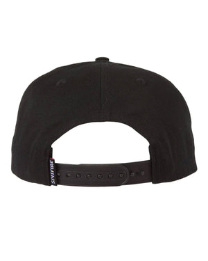 Spitfire Big Head Logo Snapback - Black / Black - 50010081Q00 - 888560218659