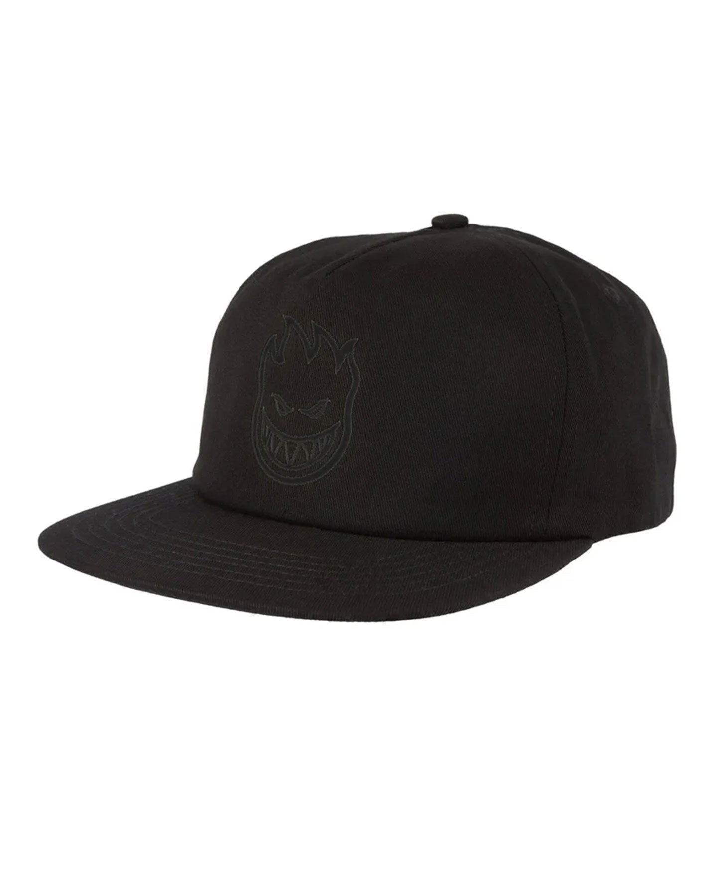 Spitfire Big Head Logo Snapback - Black / Black - 50010081Q00 - 888560218659